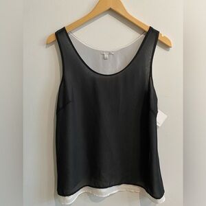 Halogen Women’s Small Sleeveless Black Blouse